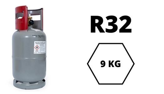 R32 Refrigerant — 9 kg Refillable Cylinder