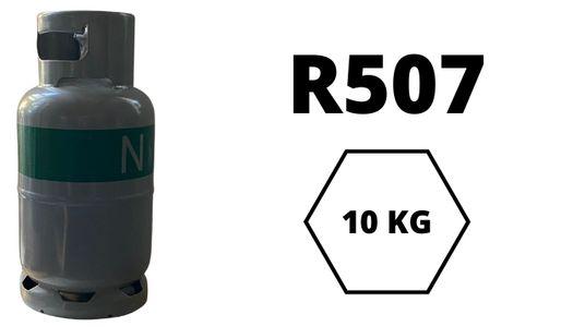 R507 Refrigerant — 10 kg Refillable Cylinder