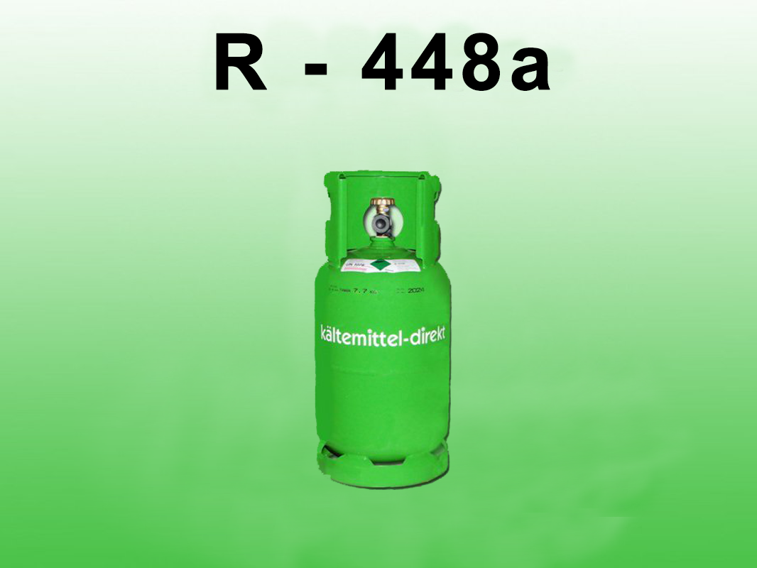 10 kg R448A refrigerant fill in 12.5 L owned cylinder