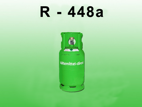 10 kg R448A refrigerant fill in 12.5 L owned cylinder