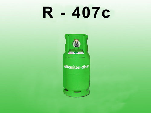 10 kg R407C refrigerant fill in 12.5 L owned cylinder